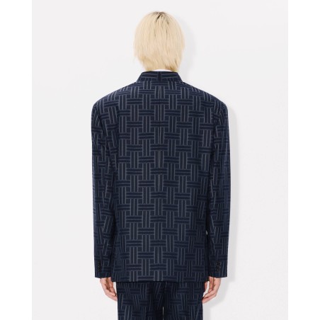 Veste de tailleur kimono 'KENZO Weave' en laine et coton