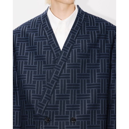 Veste de tailleur kimono 'KENZO Weave' en laine et coton