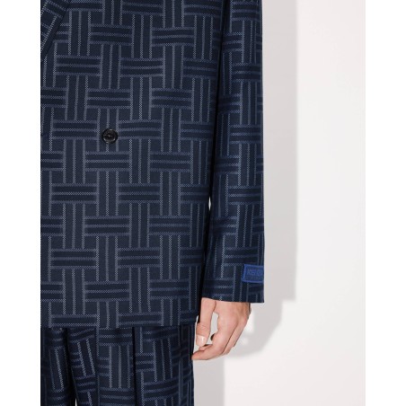 Veste de tailleur kimono 'KENZO Weave' en laine et coton