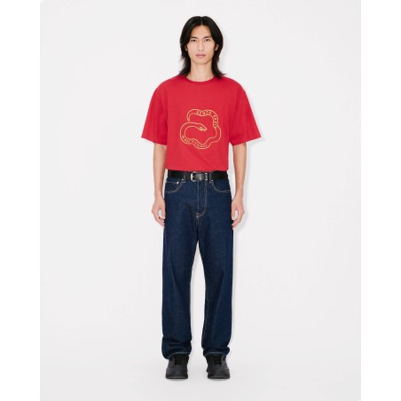 T-shirt brodé oversize 'Lunar New Year' en coton