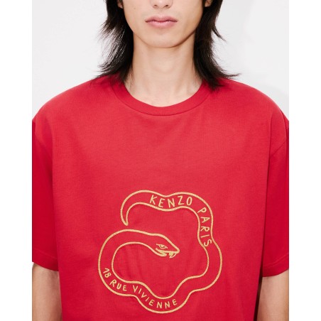 T-shirt brodé oversize 'Lunar New Year' en coton