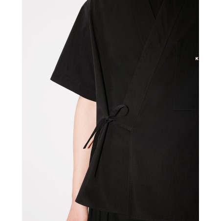 Chemise kimono brodée