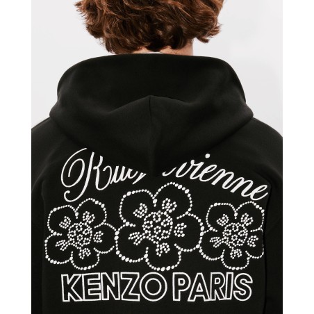 Sweatshirt à capuche zippé brodé 'KENZO Constellation'