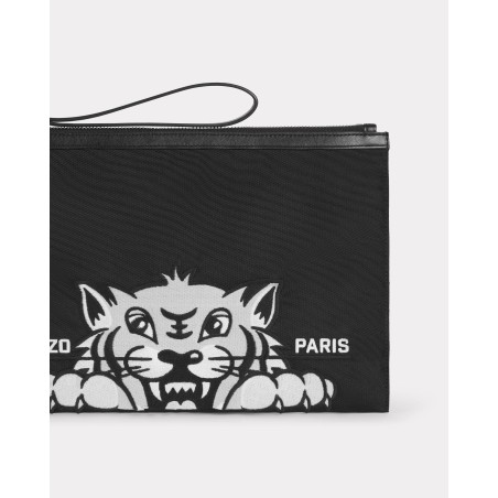 Grande pochette brodée 'KENZO Varsity' en nylon