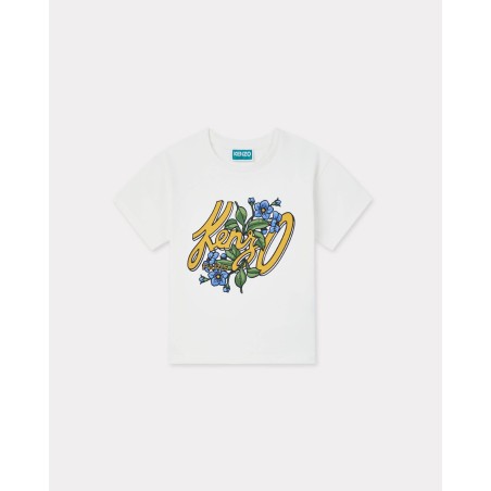 T-shirt en coton 'Blue Jungle'