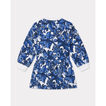 Robe en coton 'Blue Jungle'