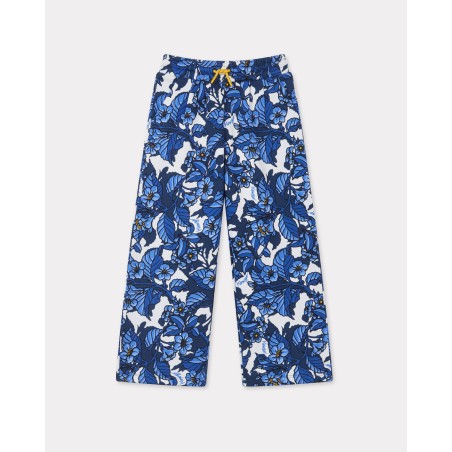 Pantalon de jogging en coton 'Blue Jungle'