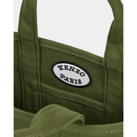 Petit tote bag réversible 'KENZO VERDY MARKET' en toile