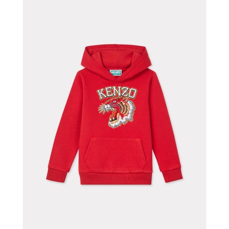 Sweatshirt à capuche brodé en coton