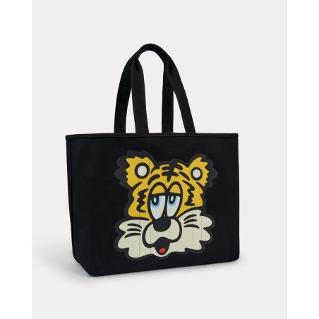 Grand tote bag réversible 'KENZO VERDY MARKET' en toile