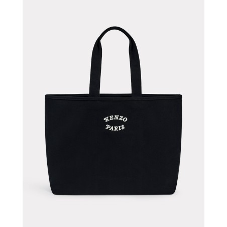 Grand tote bag réversible 'KENZO VERDY MARKET' en toile