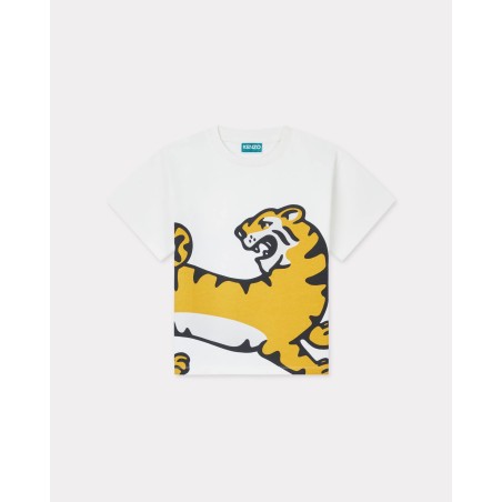 T-shirt 'Blue Jungle' en coton