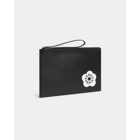 Grande pochette 'Boke Flower 2.0' en cuir