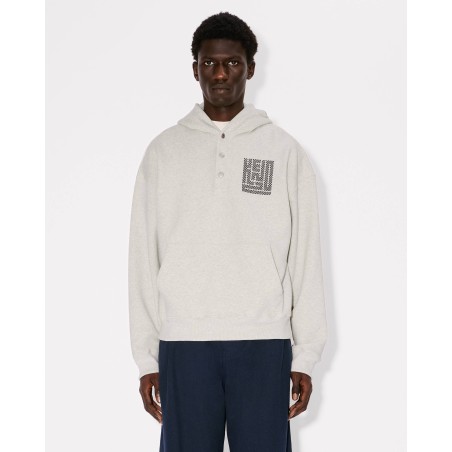 Sweatshirt à capuche à boutons brodé 'KENZO Kamon'