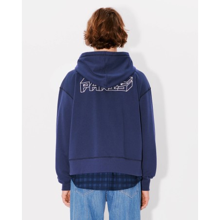 Sweatshirt à capuche brodé 'KENZO Kube'